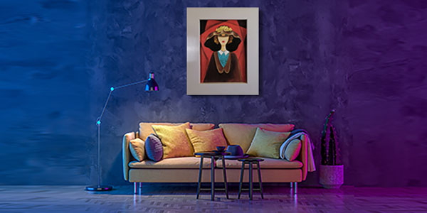 bimbiart szoba festménnyel