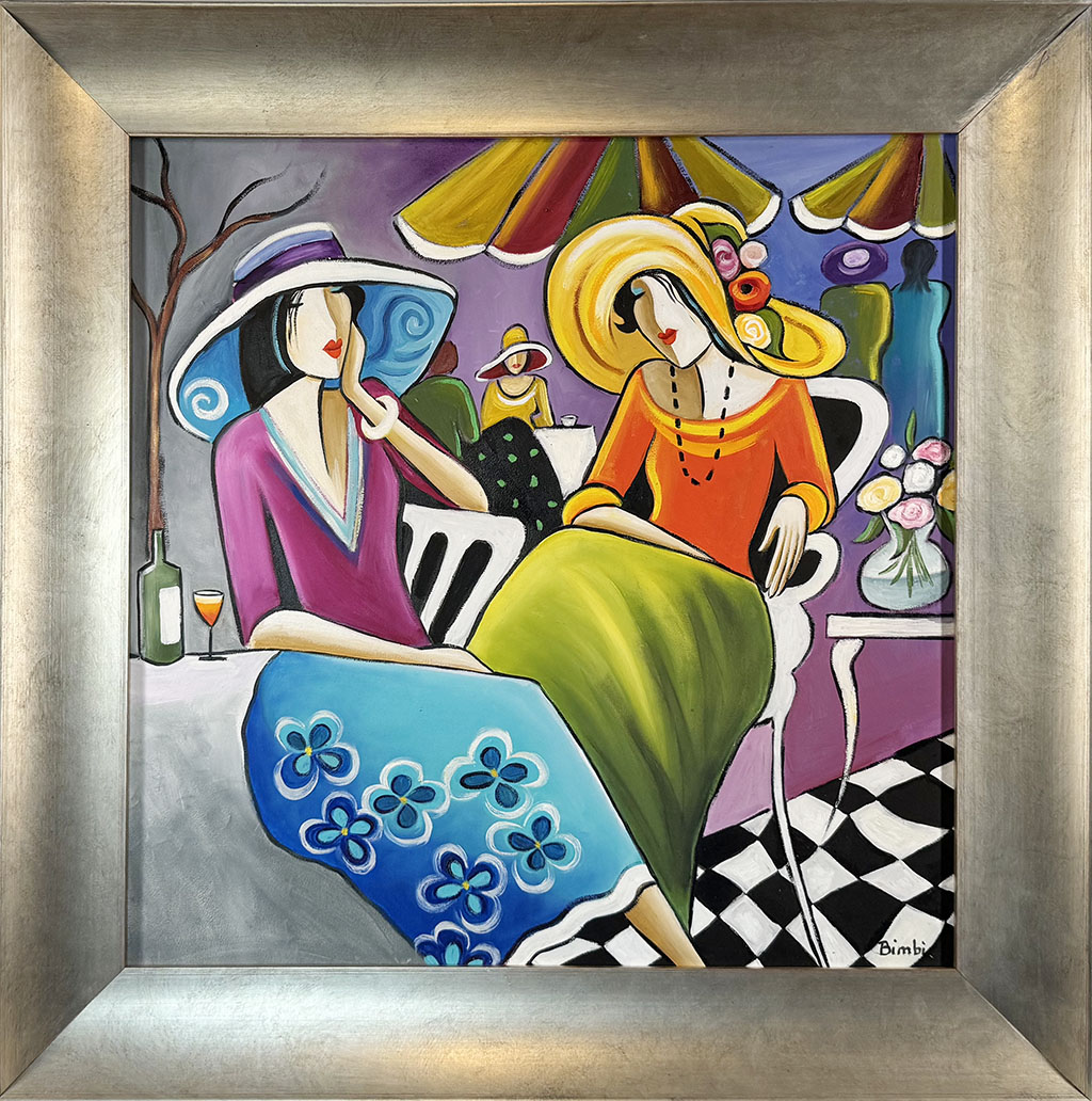 Sárgakalapos hölgy